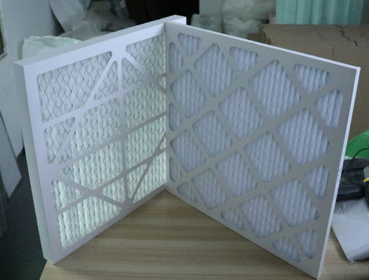 HVAC,  주름형 패널 필터를 위한 컴메리카들 G3 G4 메르브 8 Hepa 공기 정화 필터