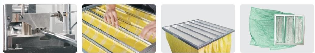 옴론 제어 hvac 필터 만드는 기계 자동 12pcs / min 용량
