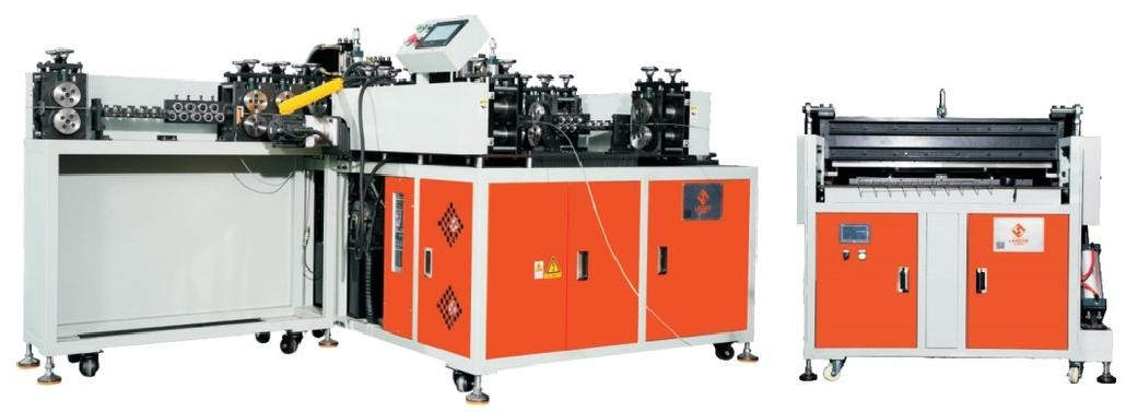 산업용 380V 전압 공기 필터 프레임 제조 기계 3.5KW 모터에 의해 구동