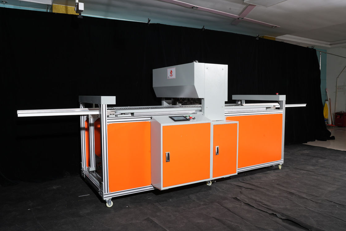 오일 압력 가동 1.8KW HVAC 공기 필터 제조 기계