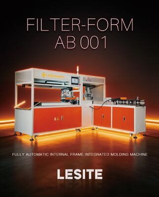 5.5KW 220V 고 생산 용량 주머니 필터 자동 내부 프레임 폼핑 기계